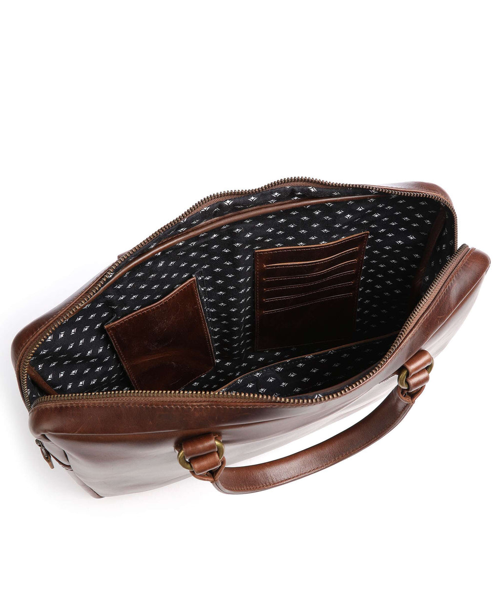 Buckle & Seam Cali Briefcase brown