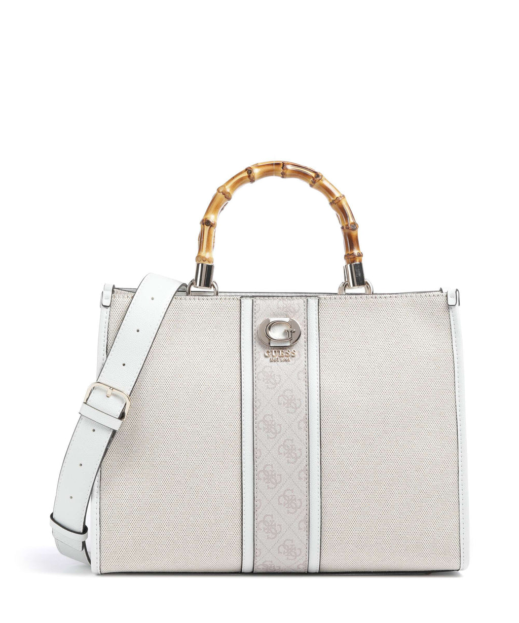 Guess Kerima Handbag natural/dove logo