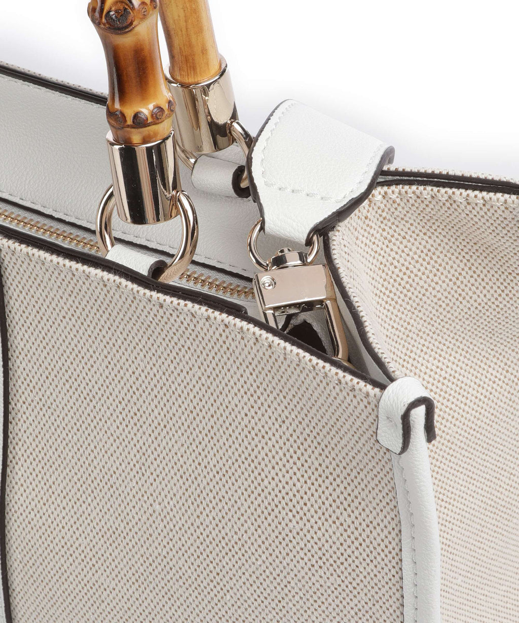 Guess Kerima Handbag natural/dove logo