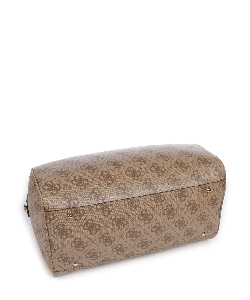 Guess Berta 4G Logo Weekend bag latte logo/brown