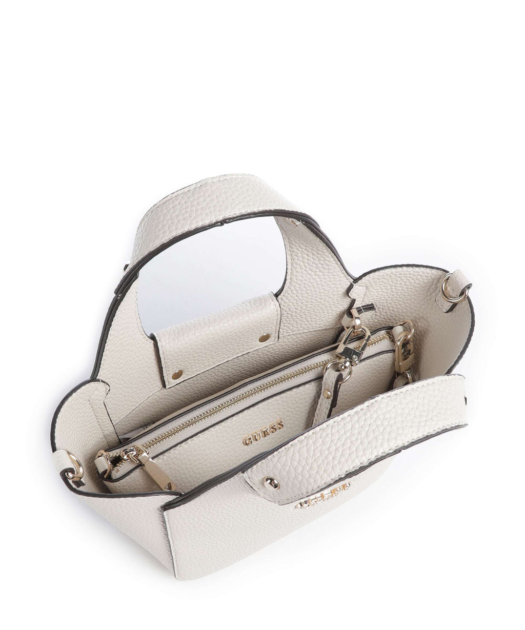 Guess Calista Mini Handbag bone
