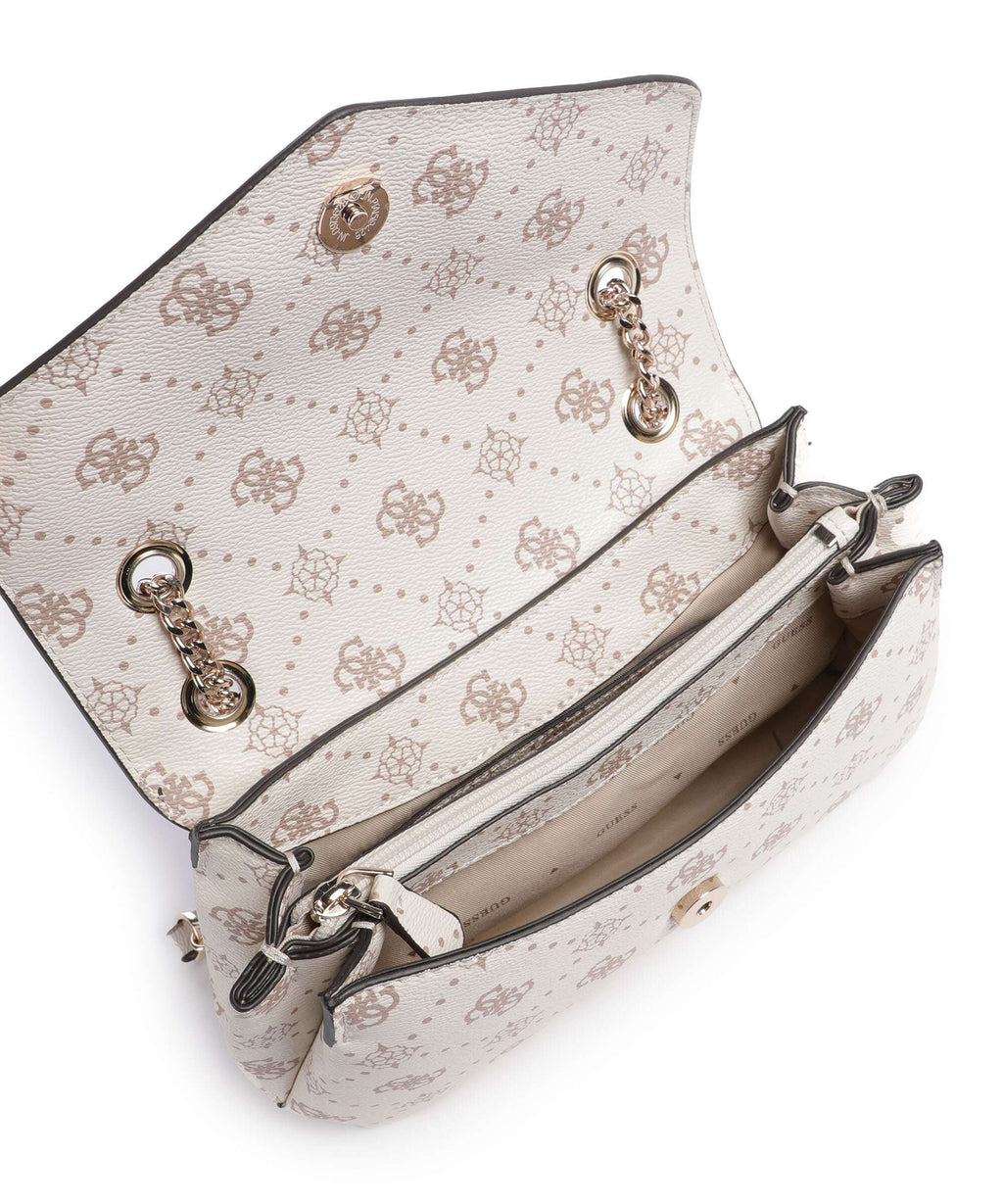 Guess Silia Shoulder bag vanilla logo