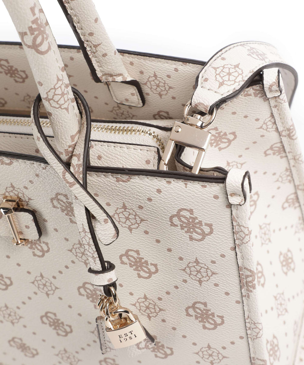 Guess Silia Handbag vanilla logo