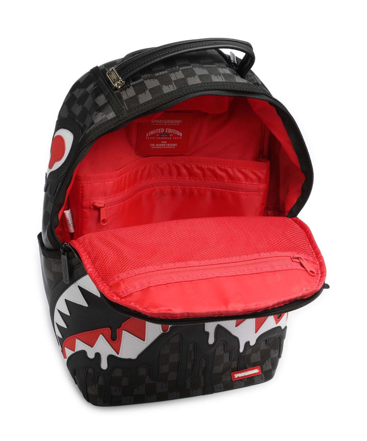 Sprayground Dripping Sharks in Paris Backpack black