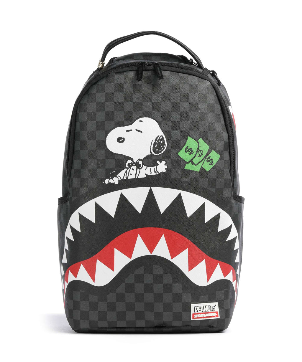 Sprayground Snoopy Top Shark Money Backpack black