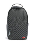 Sprayground Checker Shark Trail Backpack black/gray
