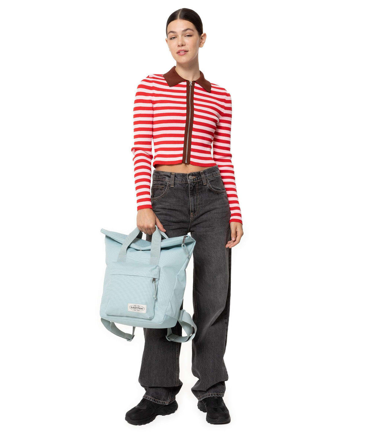 Eastpak Shopp'R Pack Rolltop backpack washed turquoise