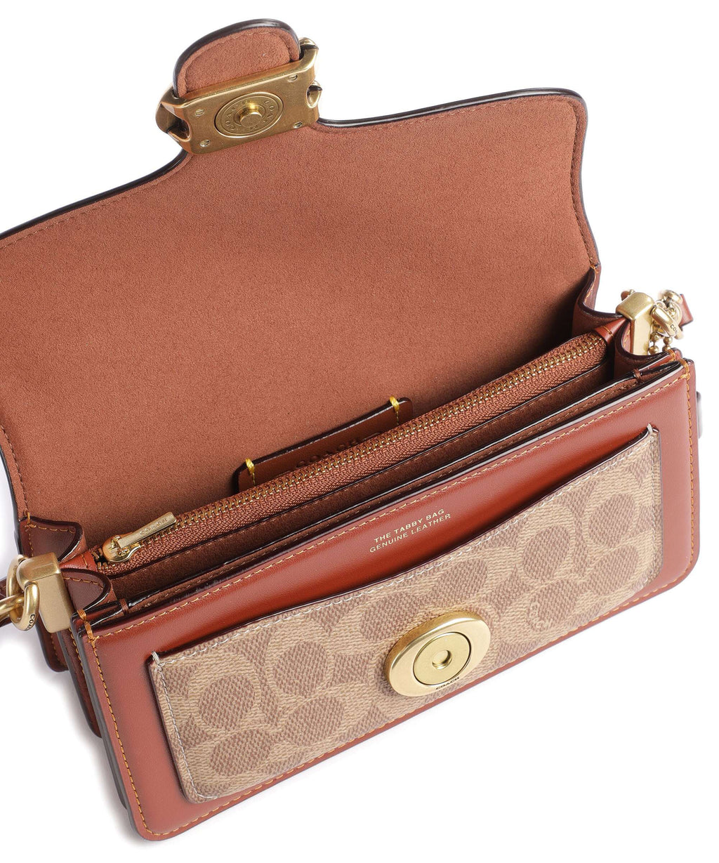 Coach Tabby 20 Crossbody bag tan rust