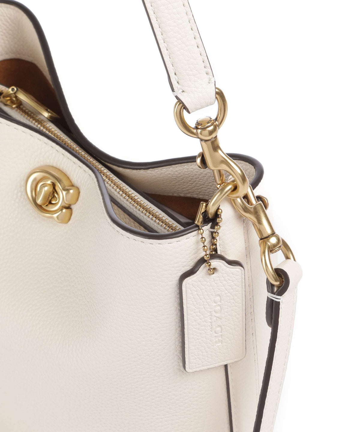 Coach Willow Soft 19 Hobo bag chalk