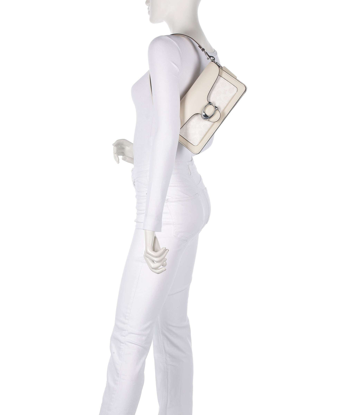 Coach Tabby 26 Shoulder bag white chalk