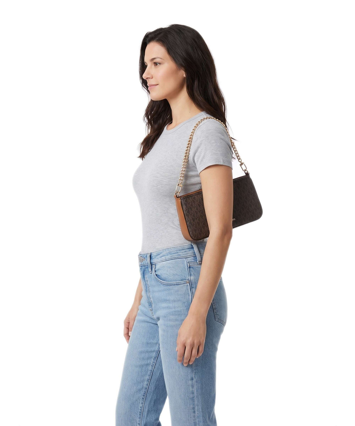 Michael Kors Bryant Small Shoulder bag brown/acorn