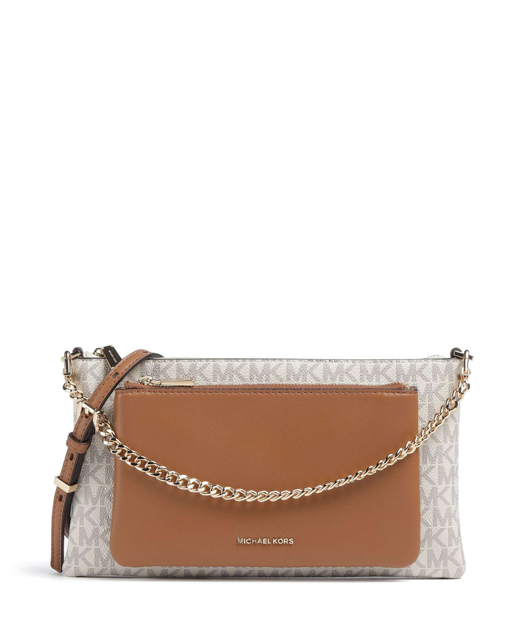 Michael Kors Jet Set Crossbody bag vanilla/acorn