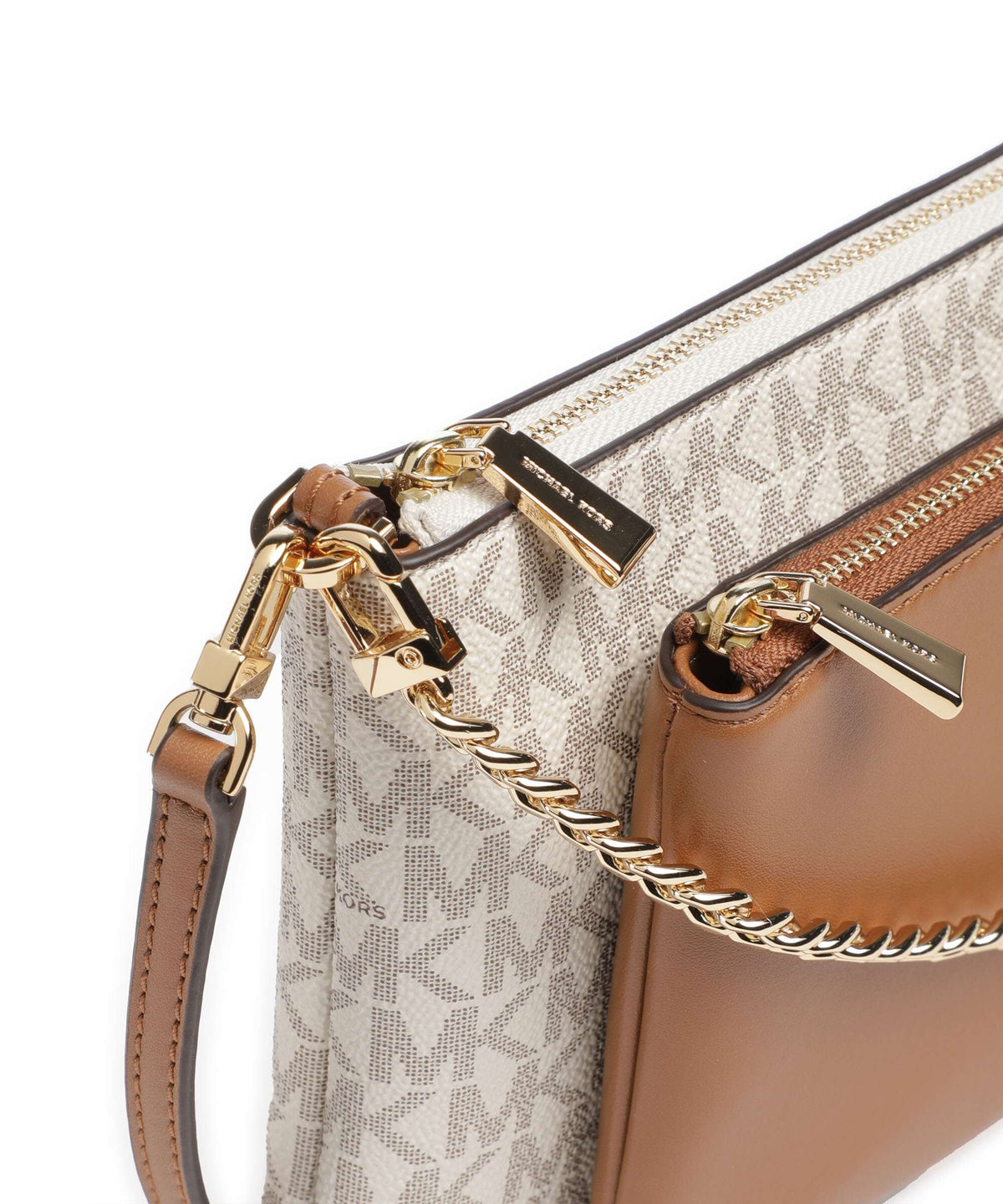 Michael Kors Jet Set Crossbody bag vanilla/acorn