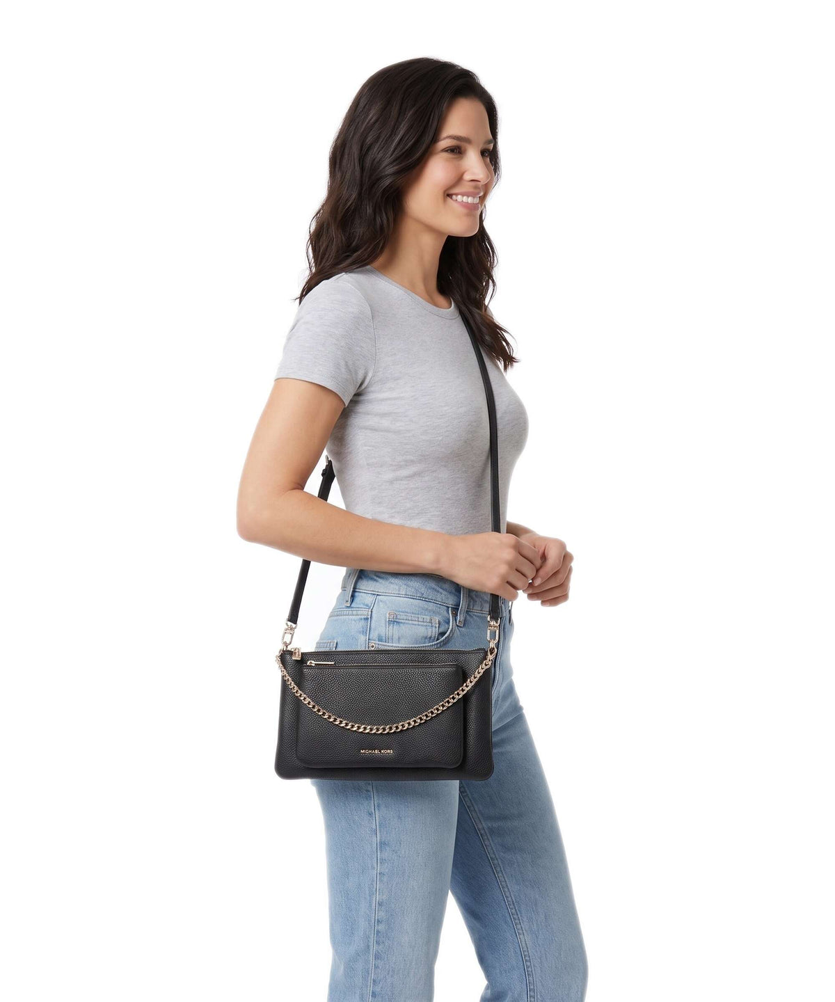 Michael Kors Jet Set Crossbody bag black