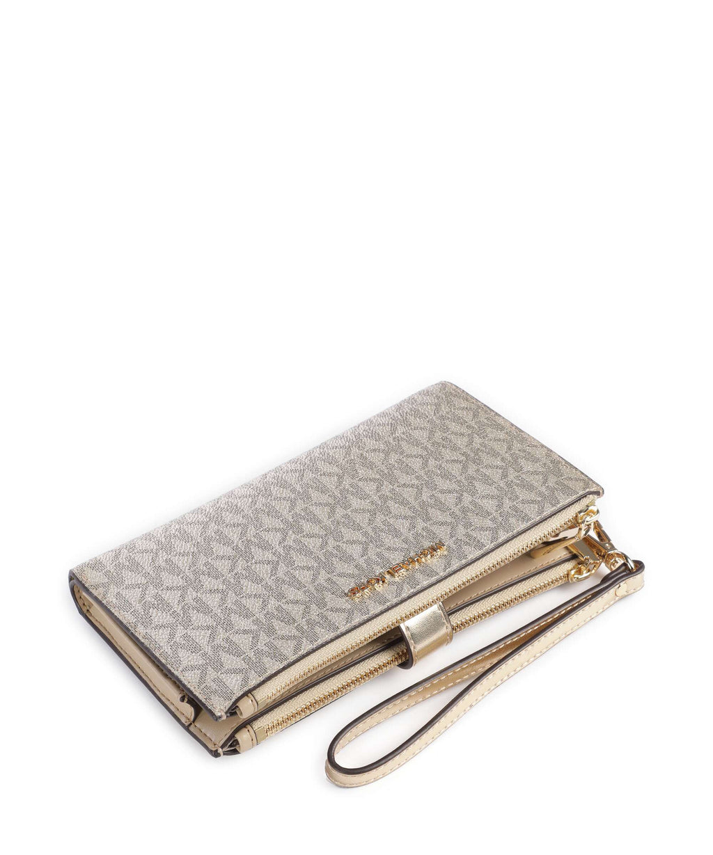 Michael Kors Jet Set Wallet pale gold
