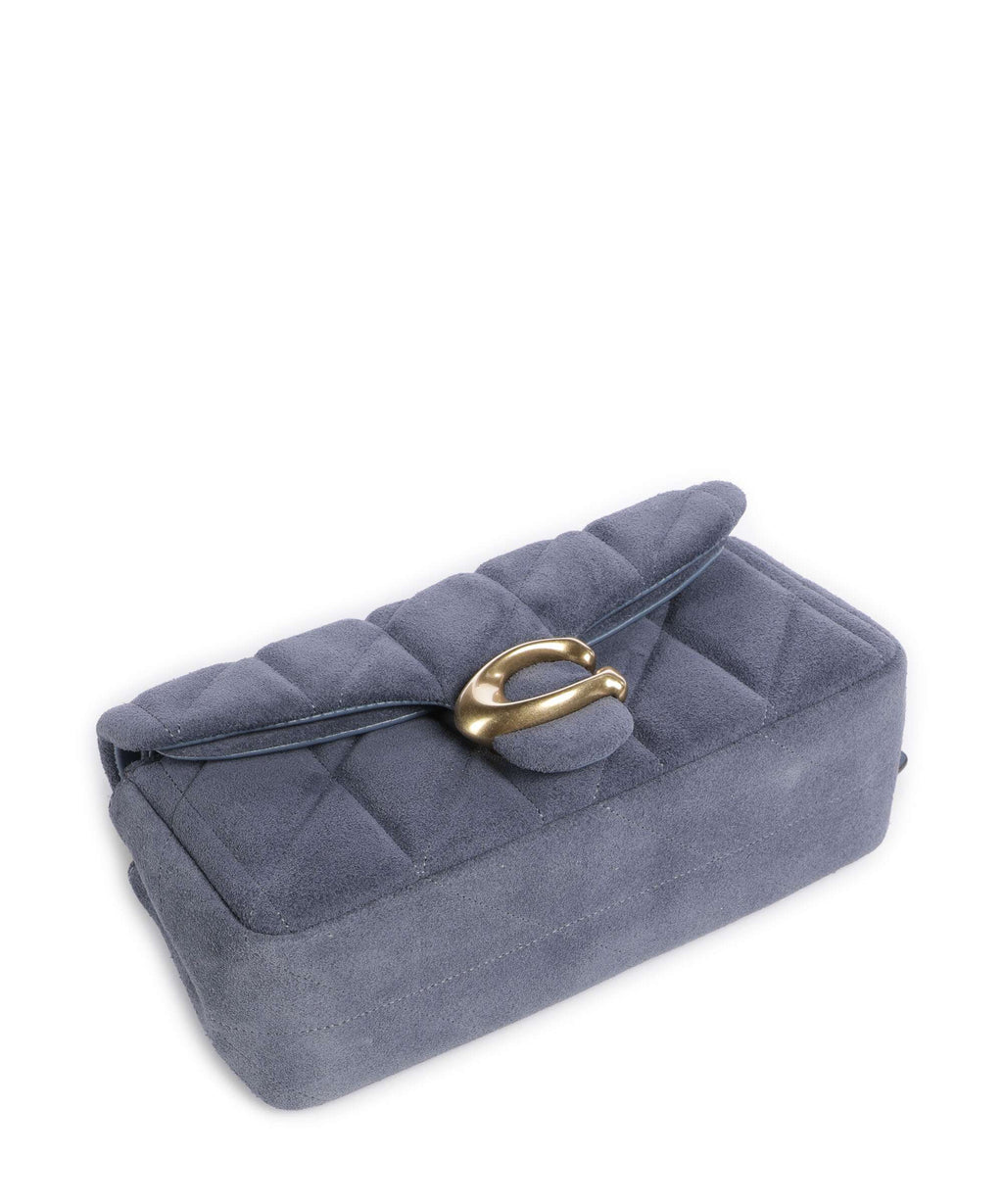 Coach Tabby Quilted 20 Shoulder bag light denim