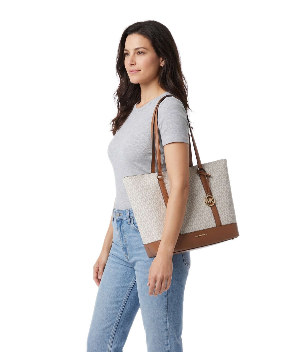 Michael Kors Andie Medium Tote bag vanilla/acorn
