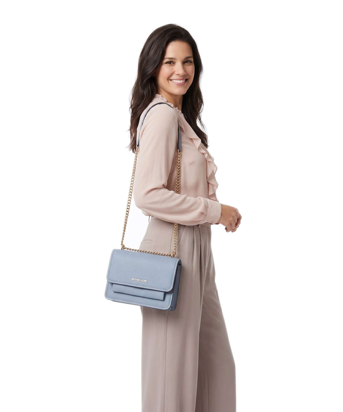 Michael Kors Claire Small Shoulder bag chambray