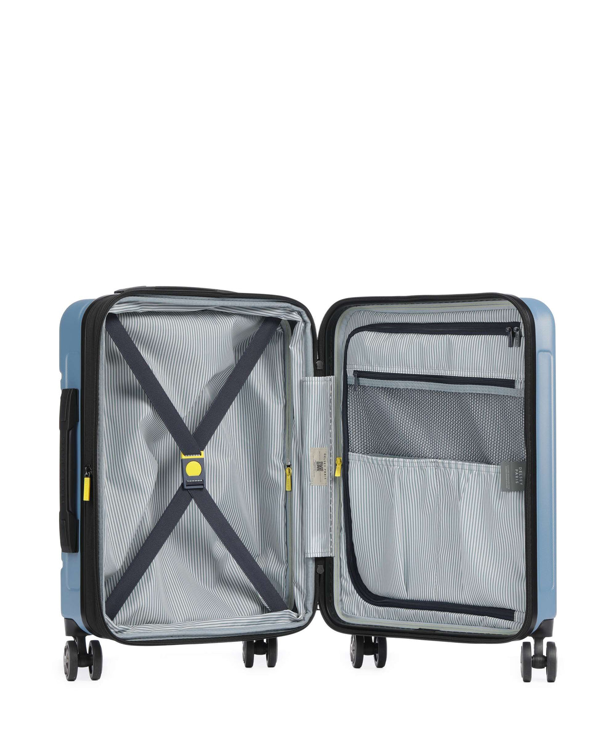 Delsey Paris Longitude Slim Spinner (4 wheels) blue