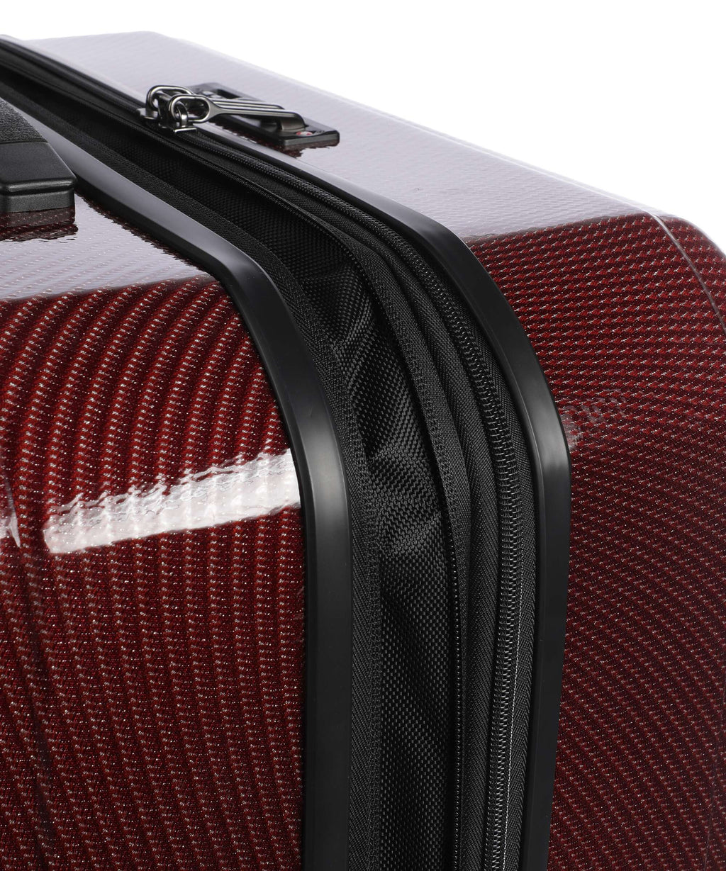 Delsey Paris Helium Ultimate Spinner (4 wheels) burgundy