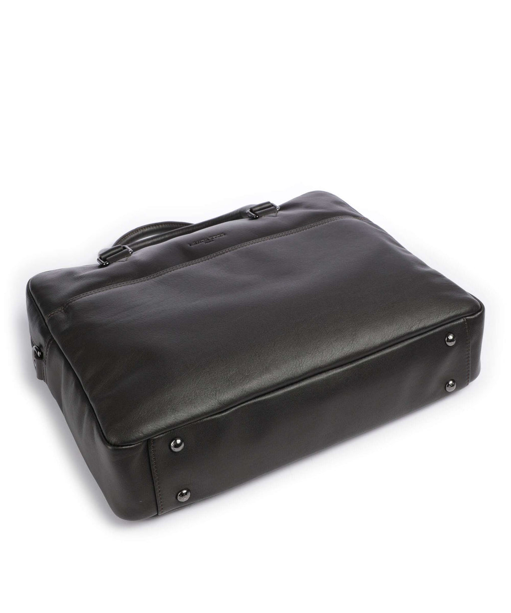 Lancaster Soft Vintage Briefcase marron