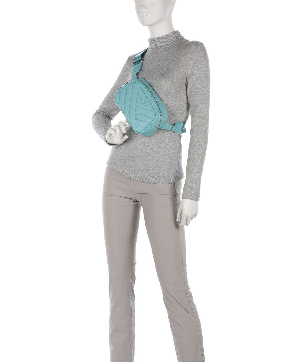 Lancaster Soft Matelassé Belt bag lagon