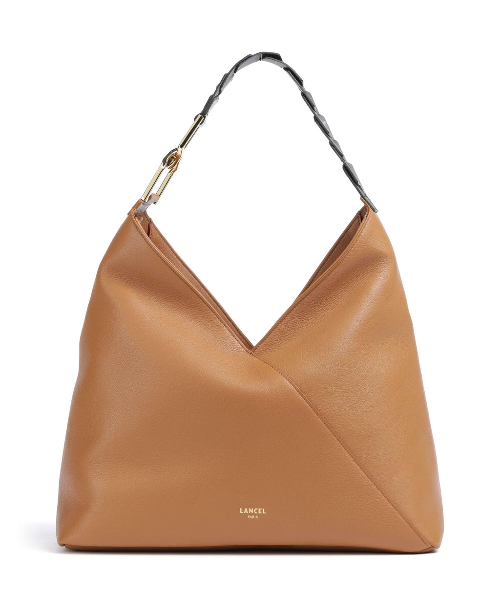 Lancel Pagode L Hobo bag camel/black