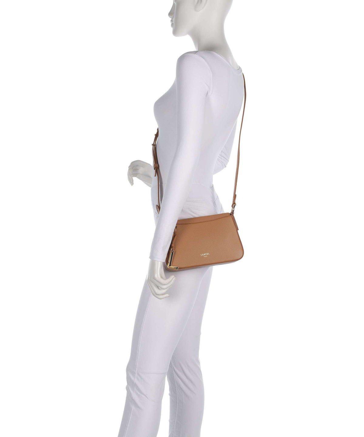 Lancel Faubourg Mini Crossbody bag camel