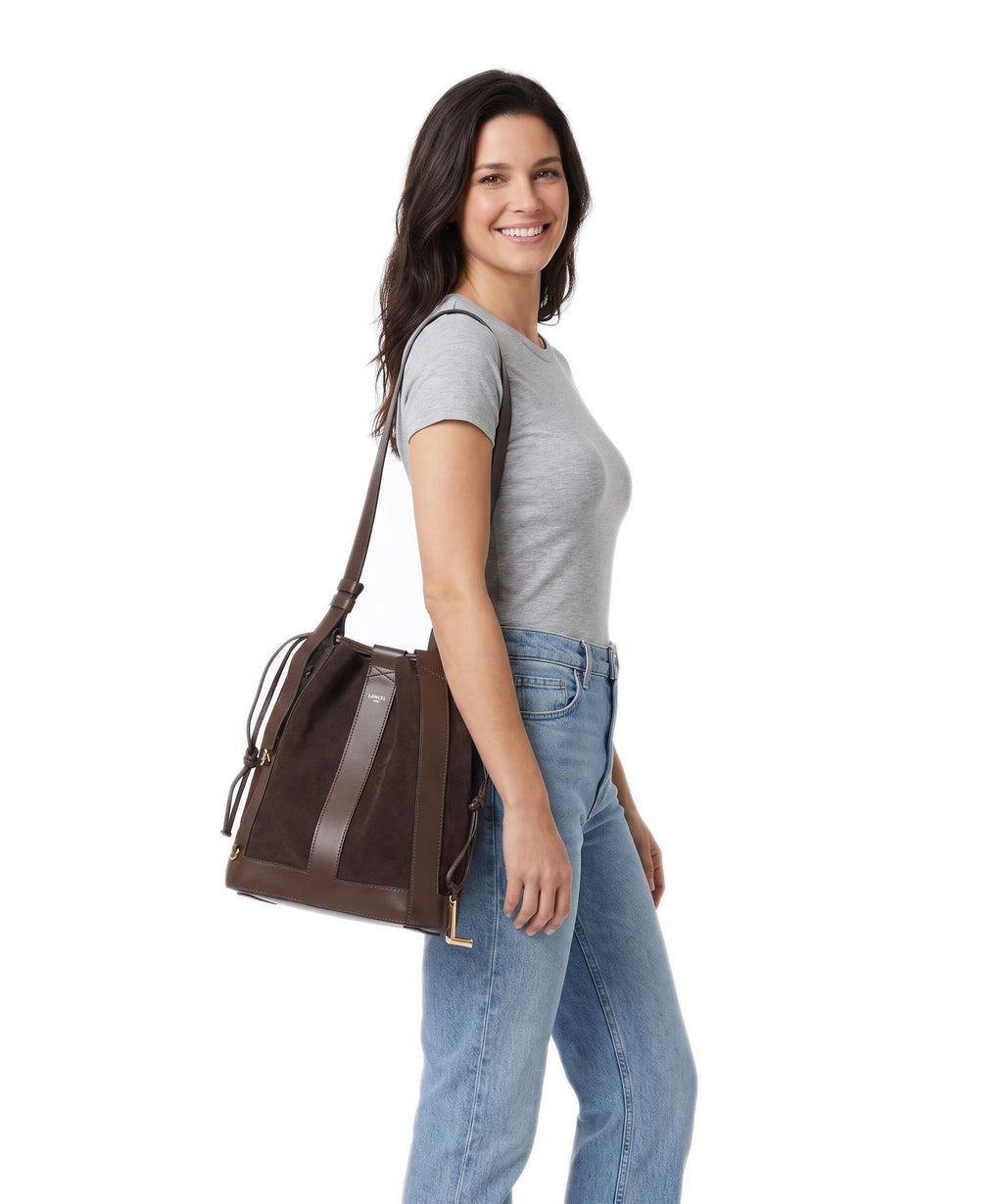 Lancel Elles M Bucket bag coconut