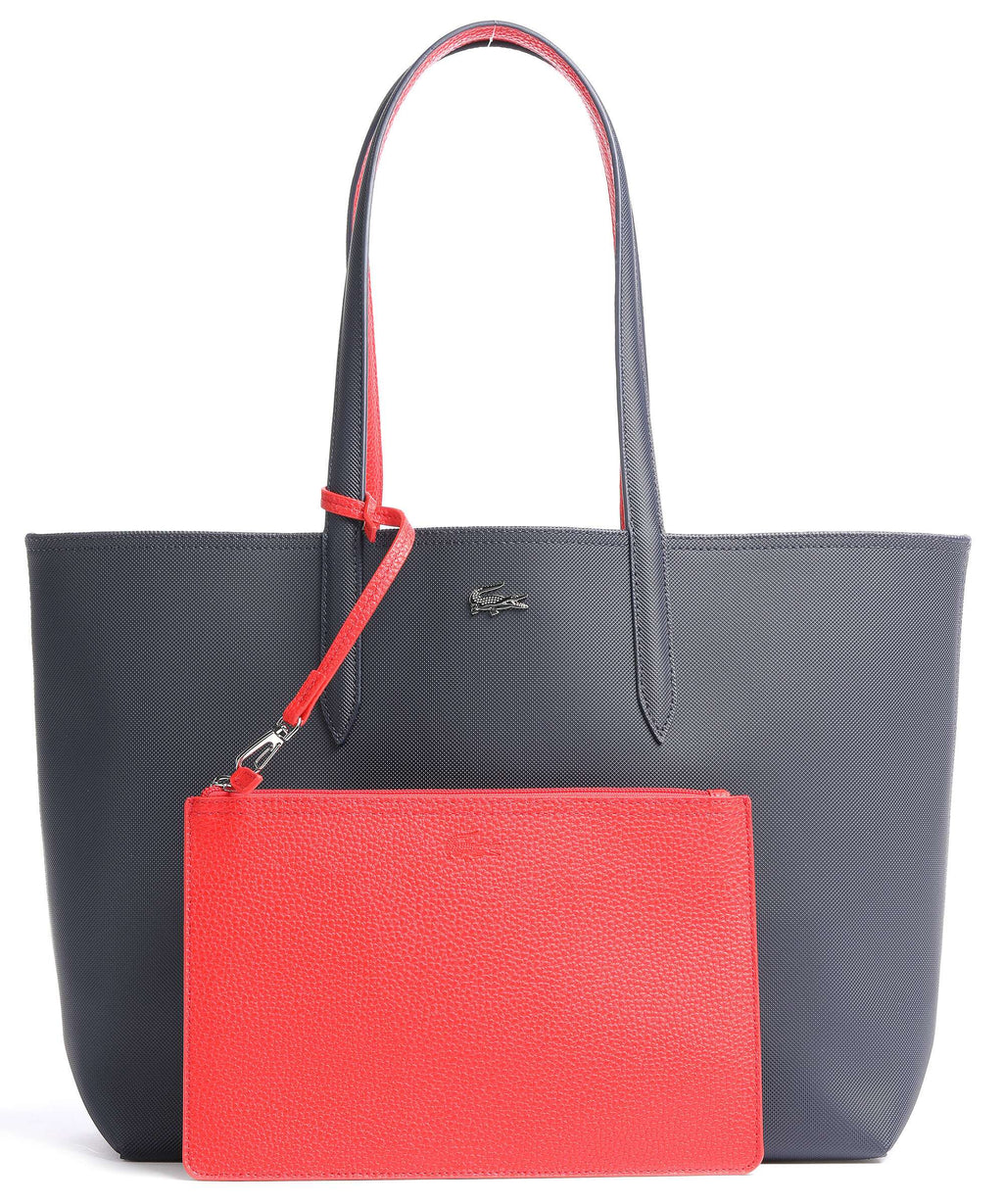 Lacoste Anna Tote bag marine rouge
