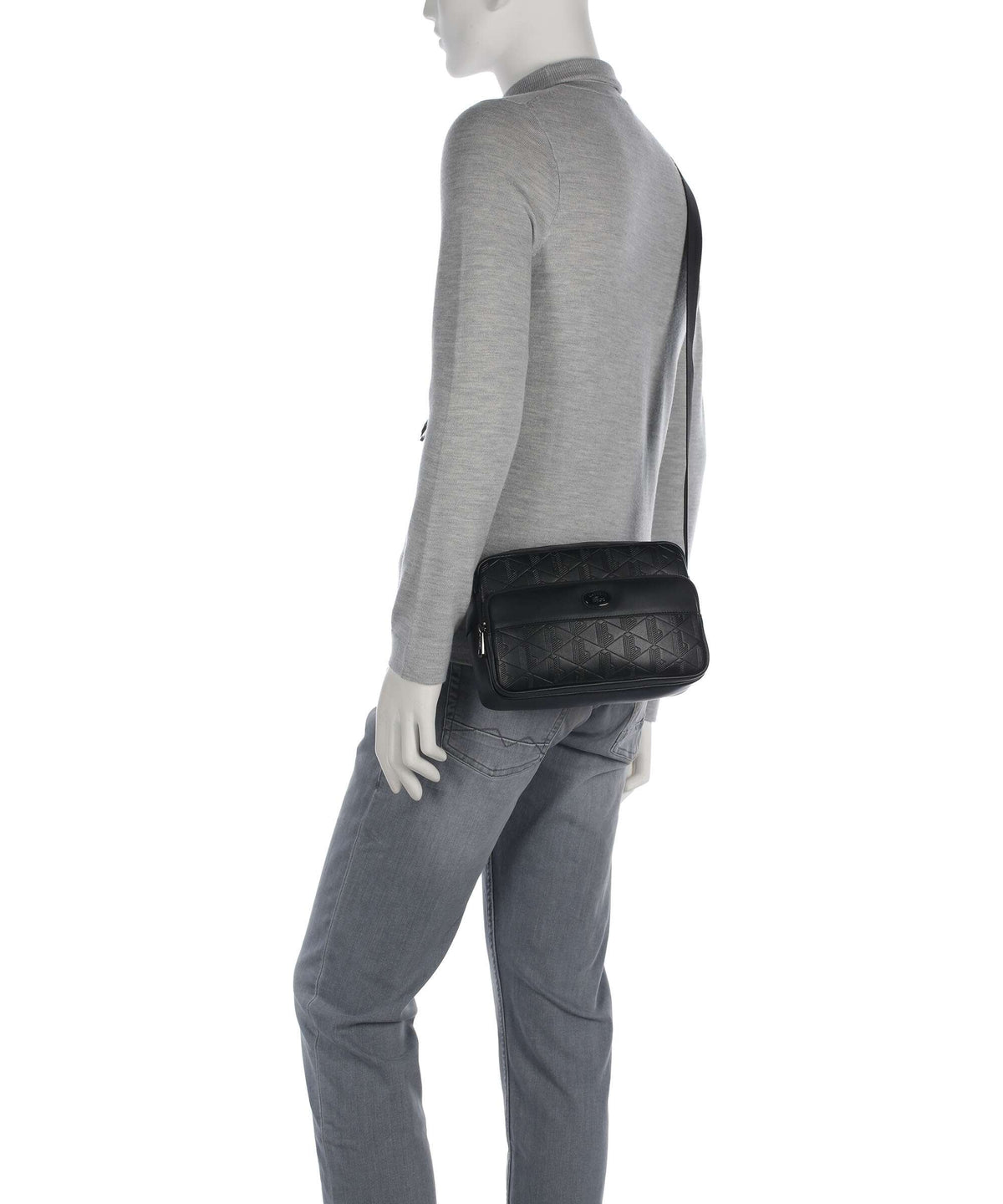 Lacoste Nomogramme Crossbody bag noir