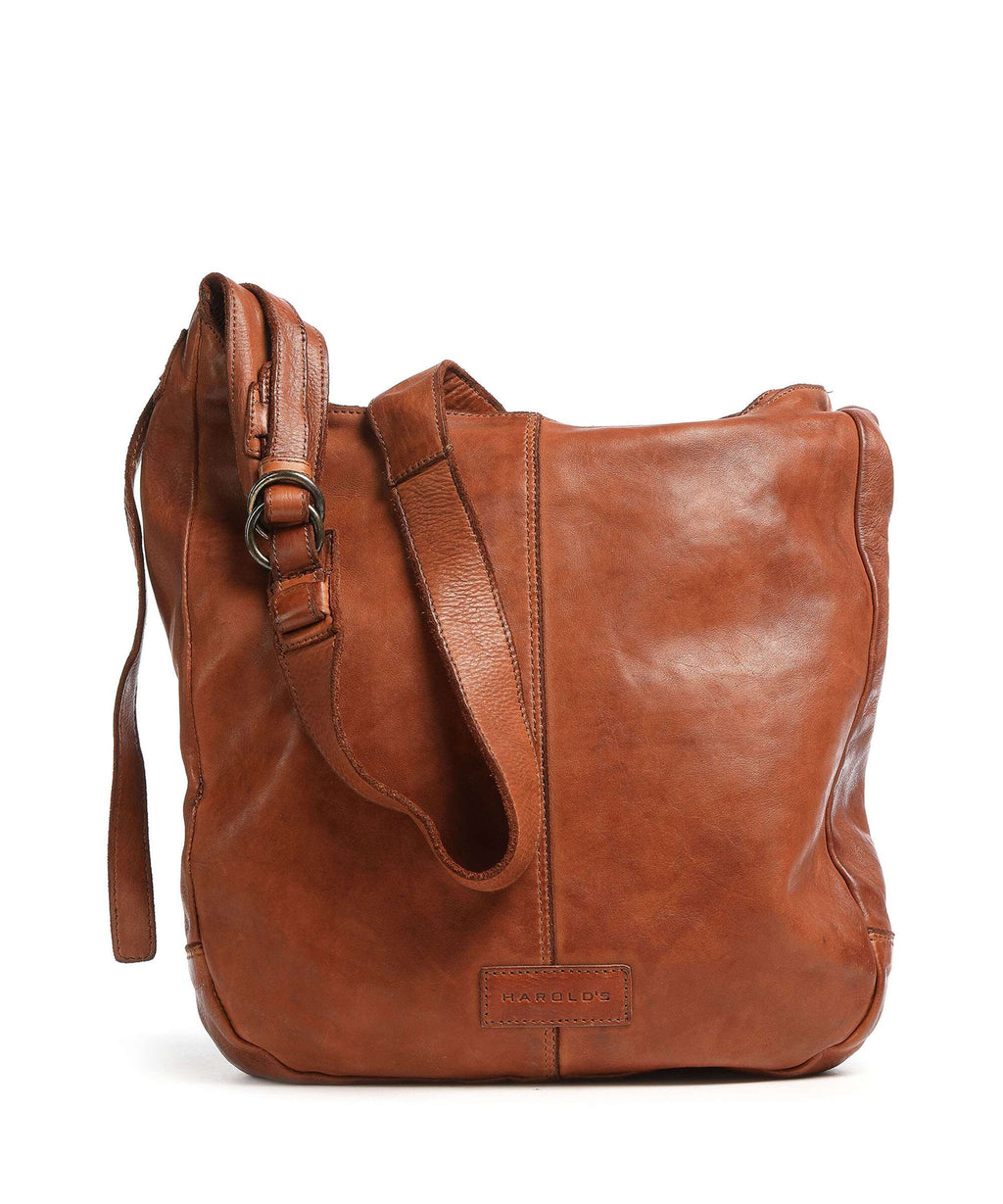 Harold's Submarine Hobo bag cognac