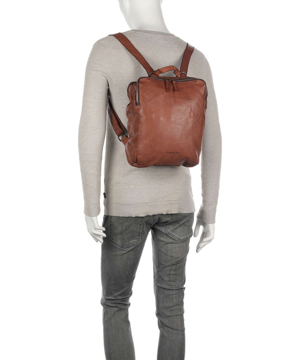 Harold's Submarine Backpack cognac