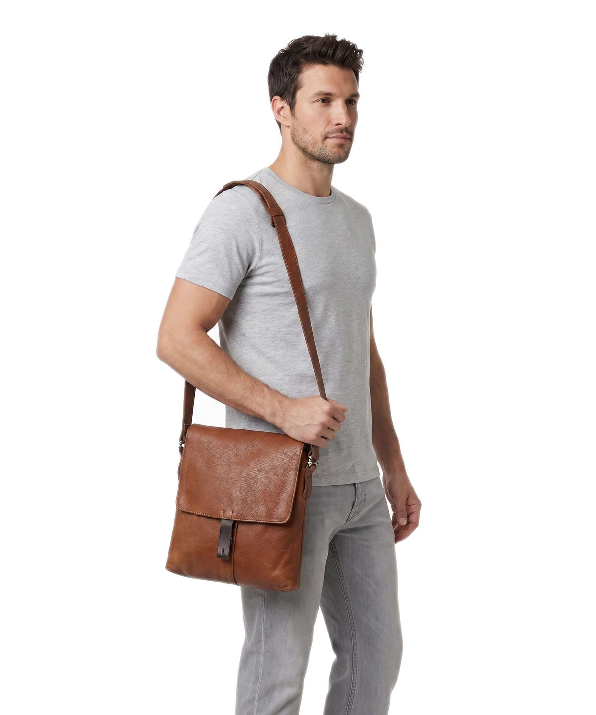 Harold's Lift Crossbody bag cognac