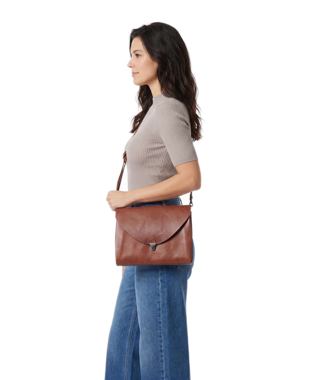 Harold's Fold Crossbody bag cognac