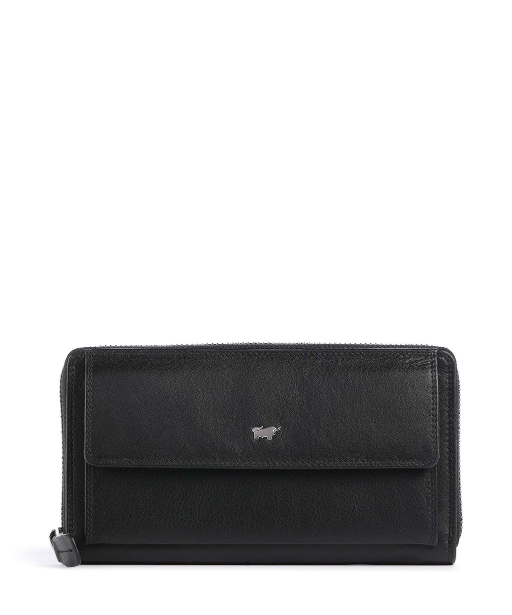 Braun Büffel Golf Wallet schwarz