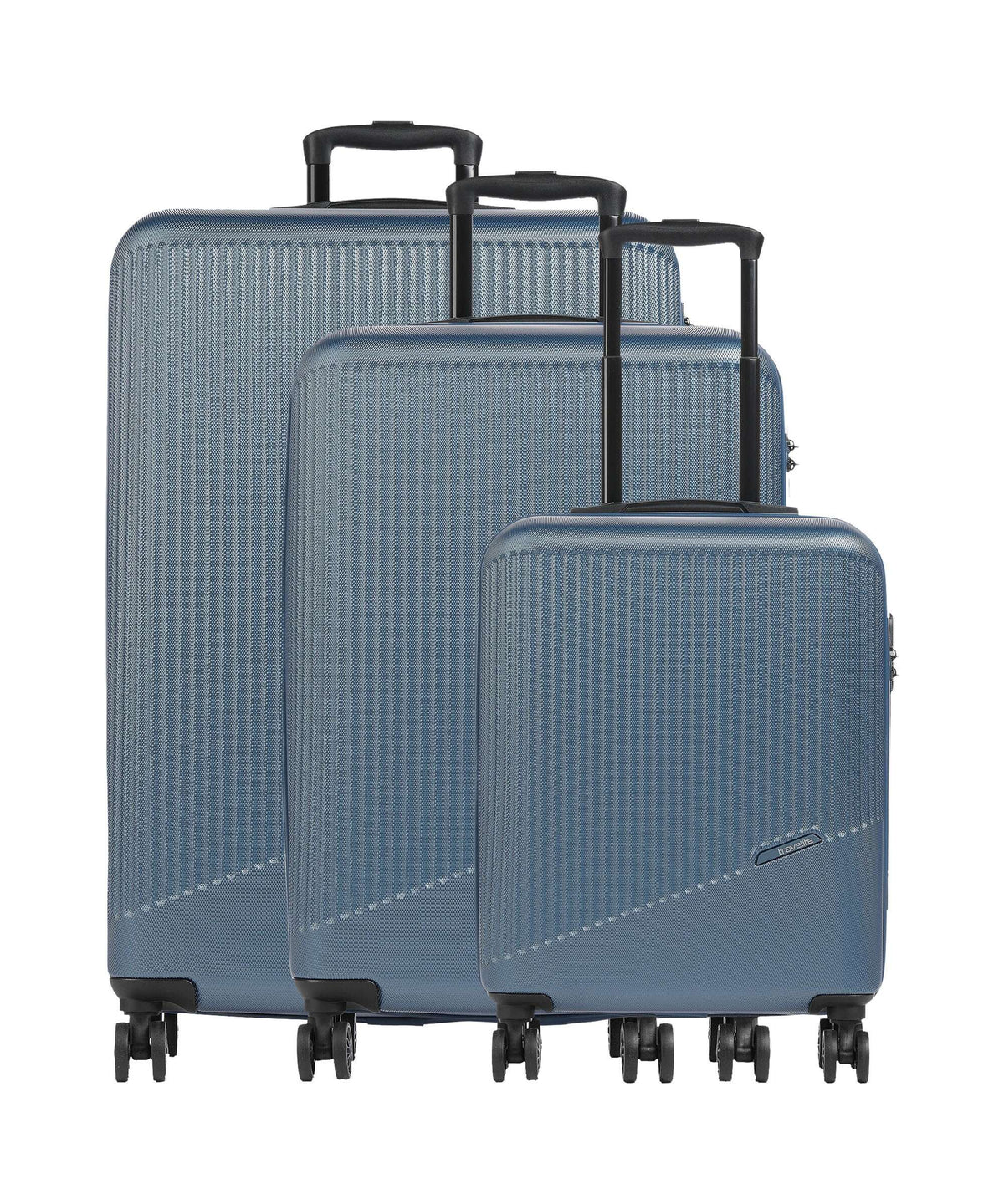 Travelite Bali Suitcase set (4 wheels) blau