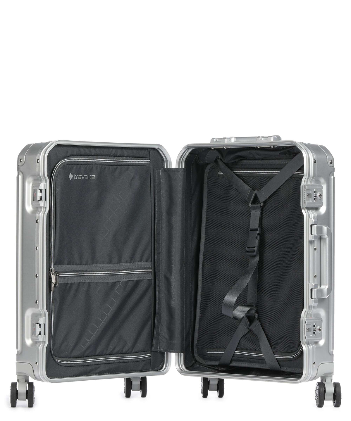 Travelite Next 2.0 Spinner (4 wheels) silber