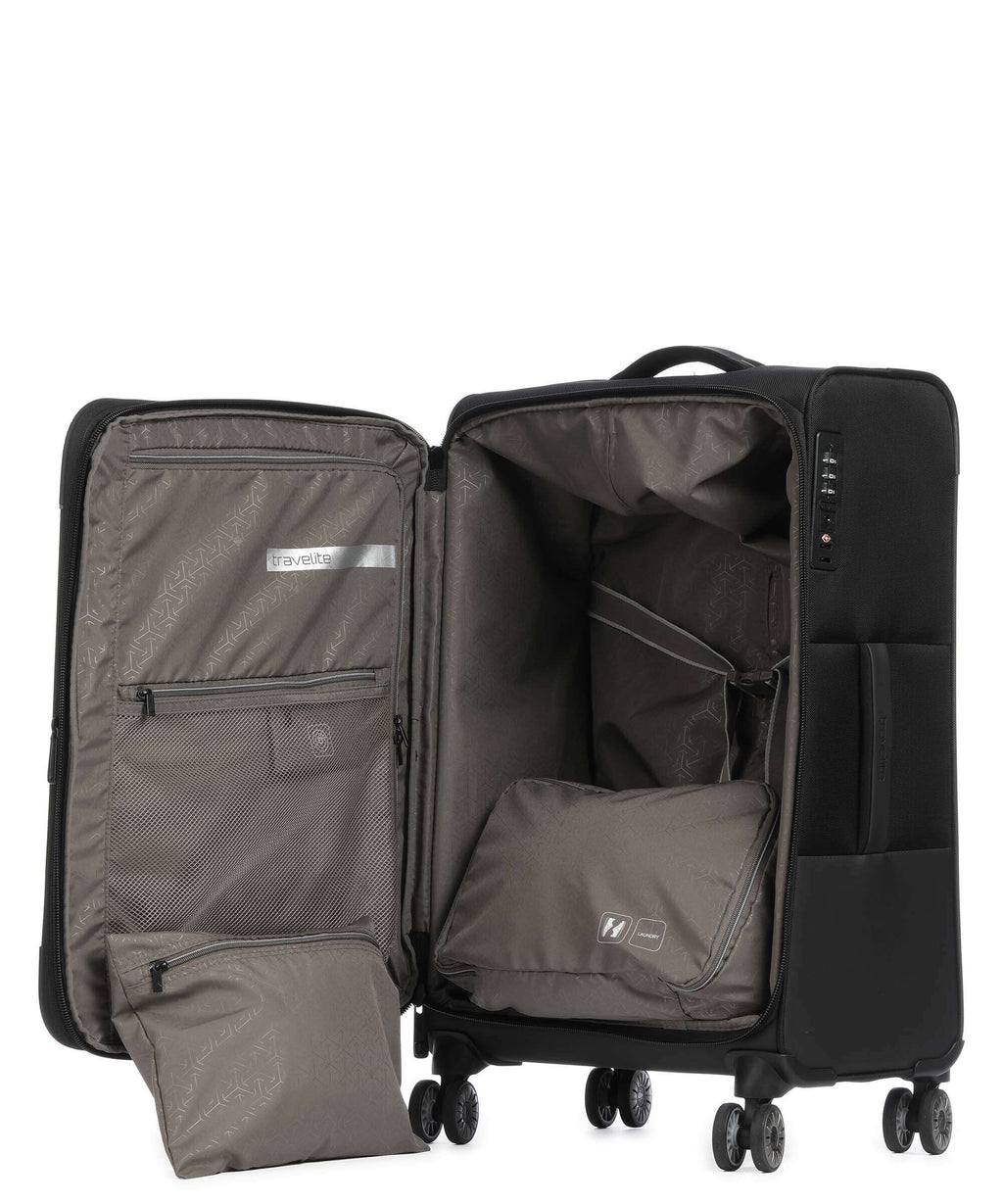 Travelite Crosslite 5.0 Spinner (4 wheels) schwarz