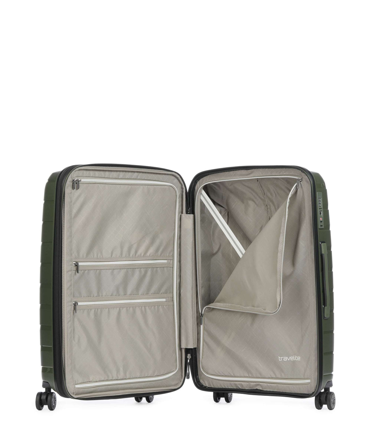 Travelite Air Base Suitcase set (4 wheels) olive