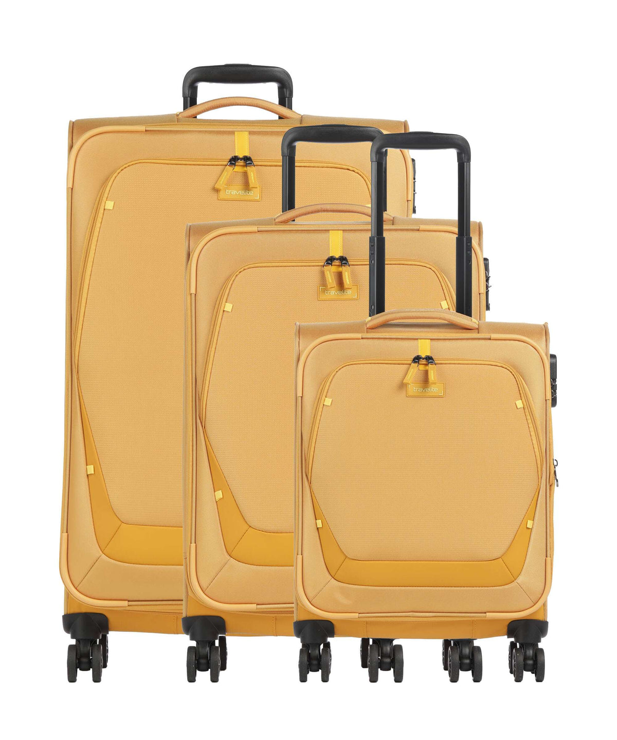 Travelite Umbria Suitcase set (4 wheels) golden glow