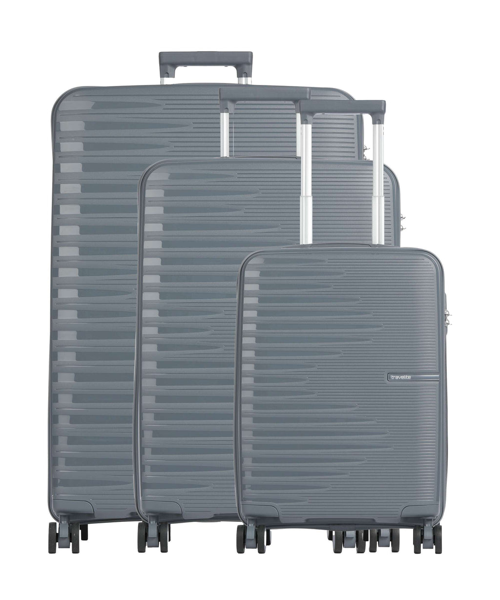 Travelite Pacific Suitcase set (4 wheels) anthracite