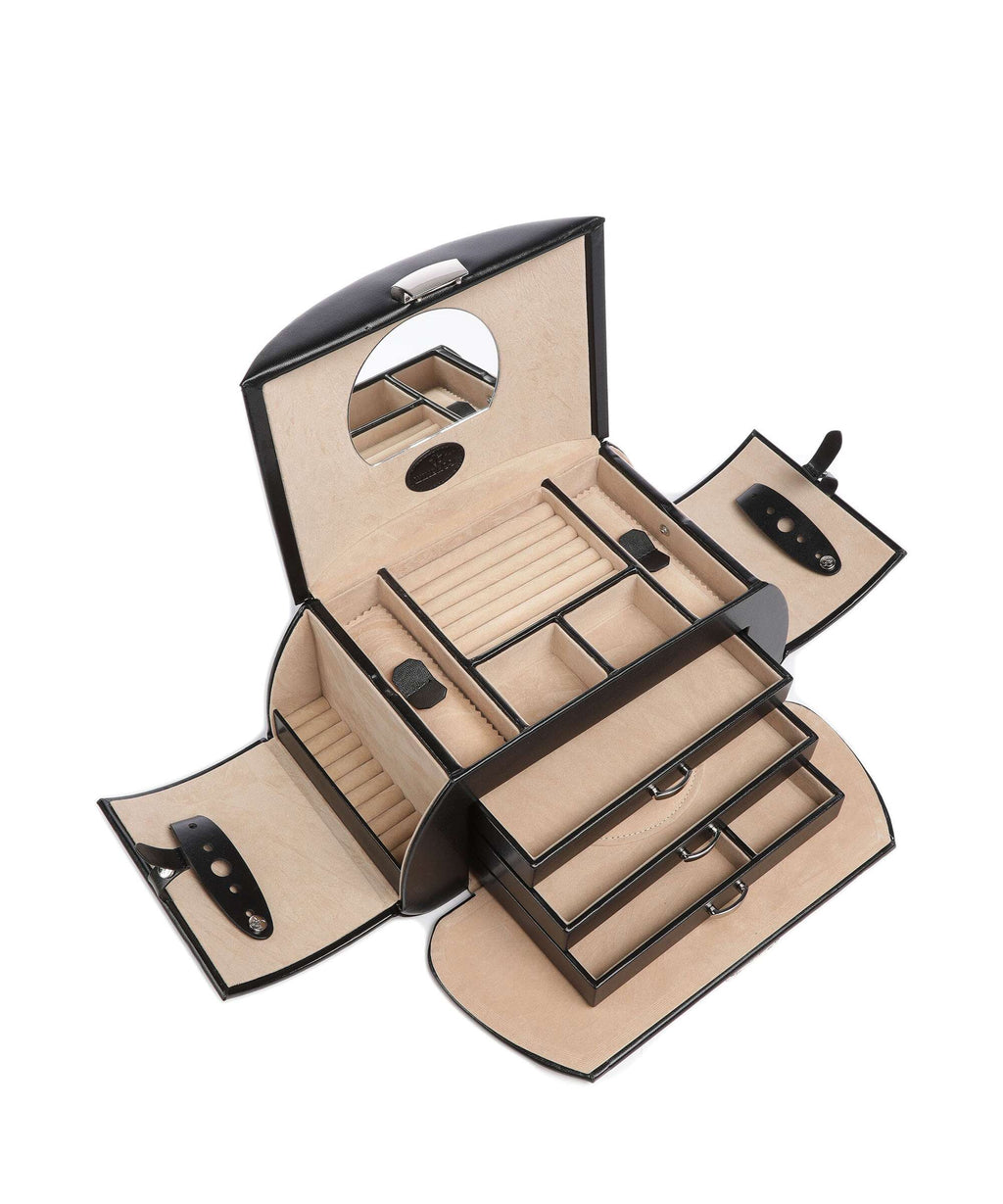 Windrose Merino Jewelry box schwarz