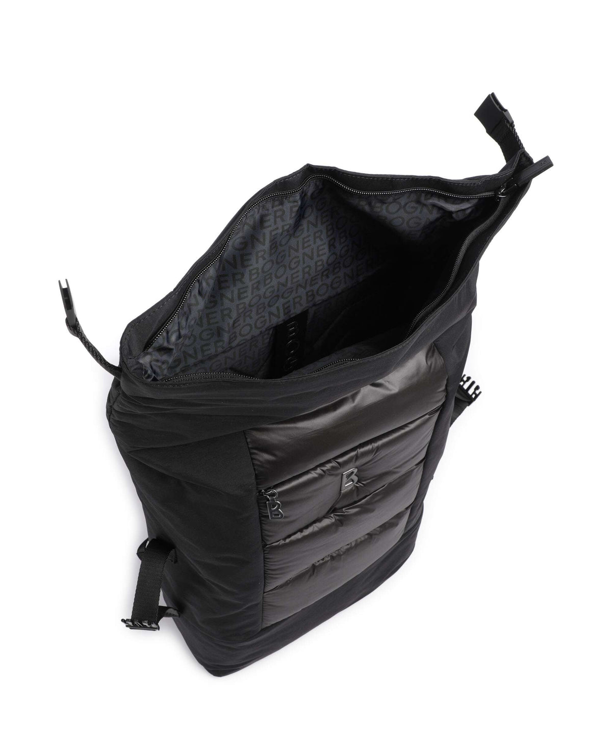 Bogner Monarch Leon Rolltop backpack black