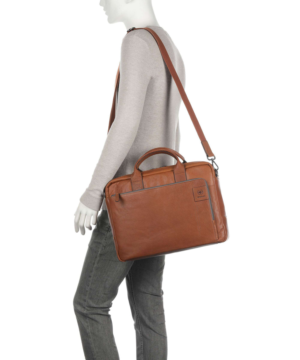 Strellson Hyde Briefcase cognac