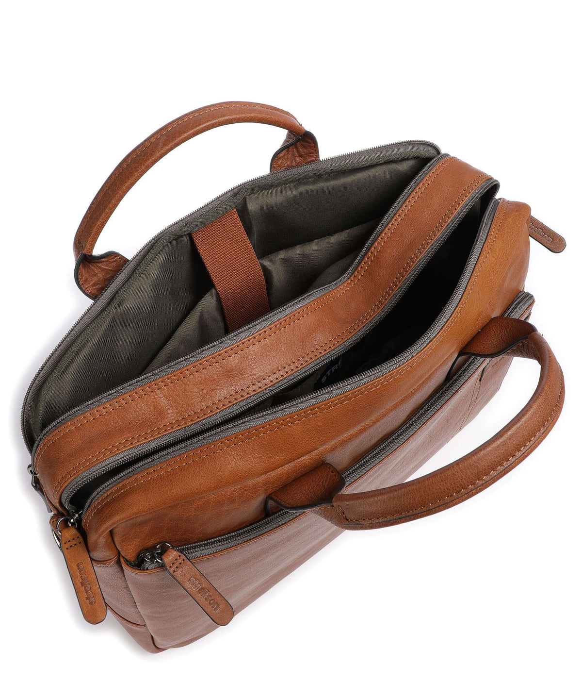 Strellson Hyde Briefcase cognac