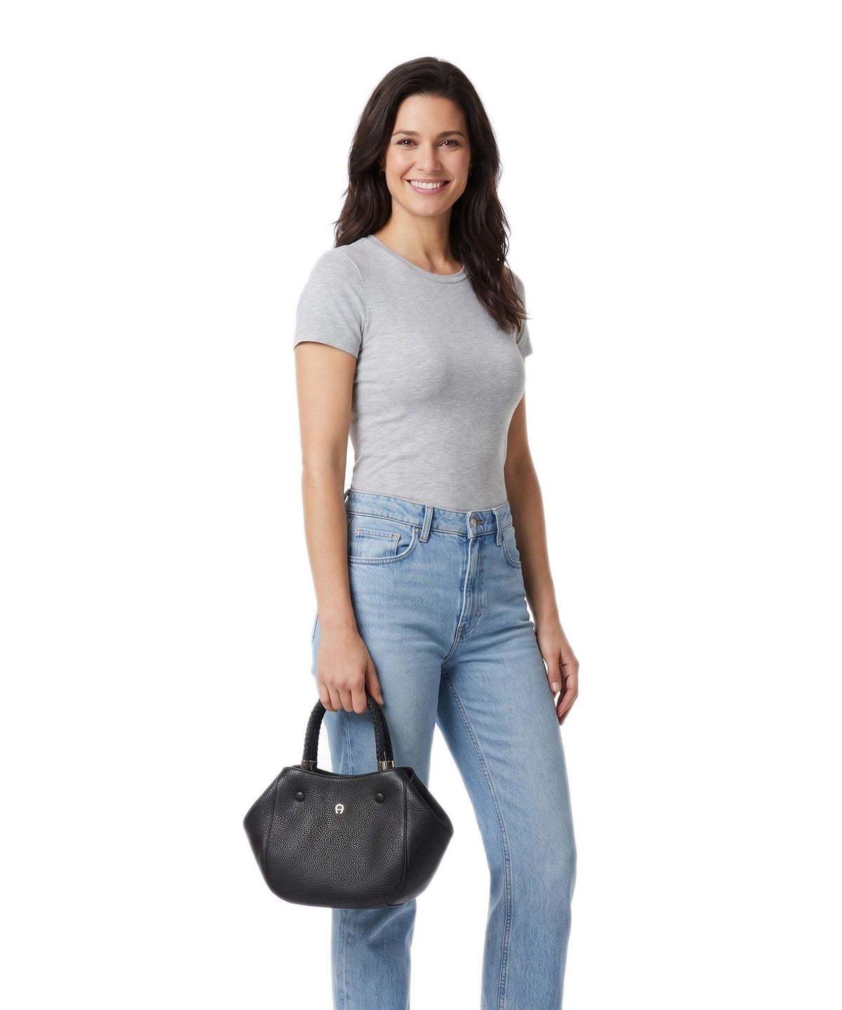 Aigner Carré Soft S Handbag black
