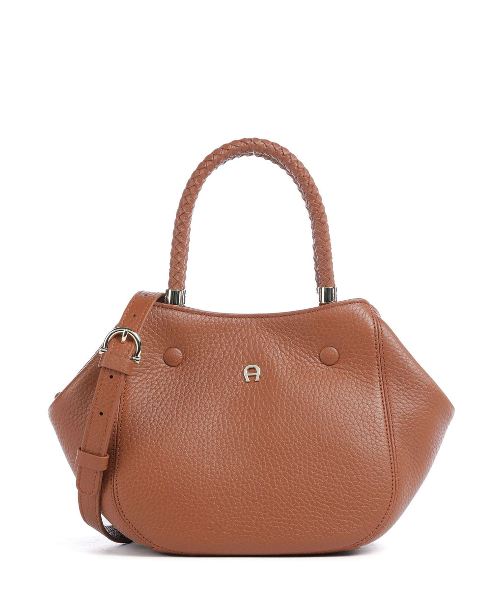 Aigner Carré Soft S Handbag cognac brown