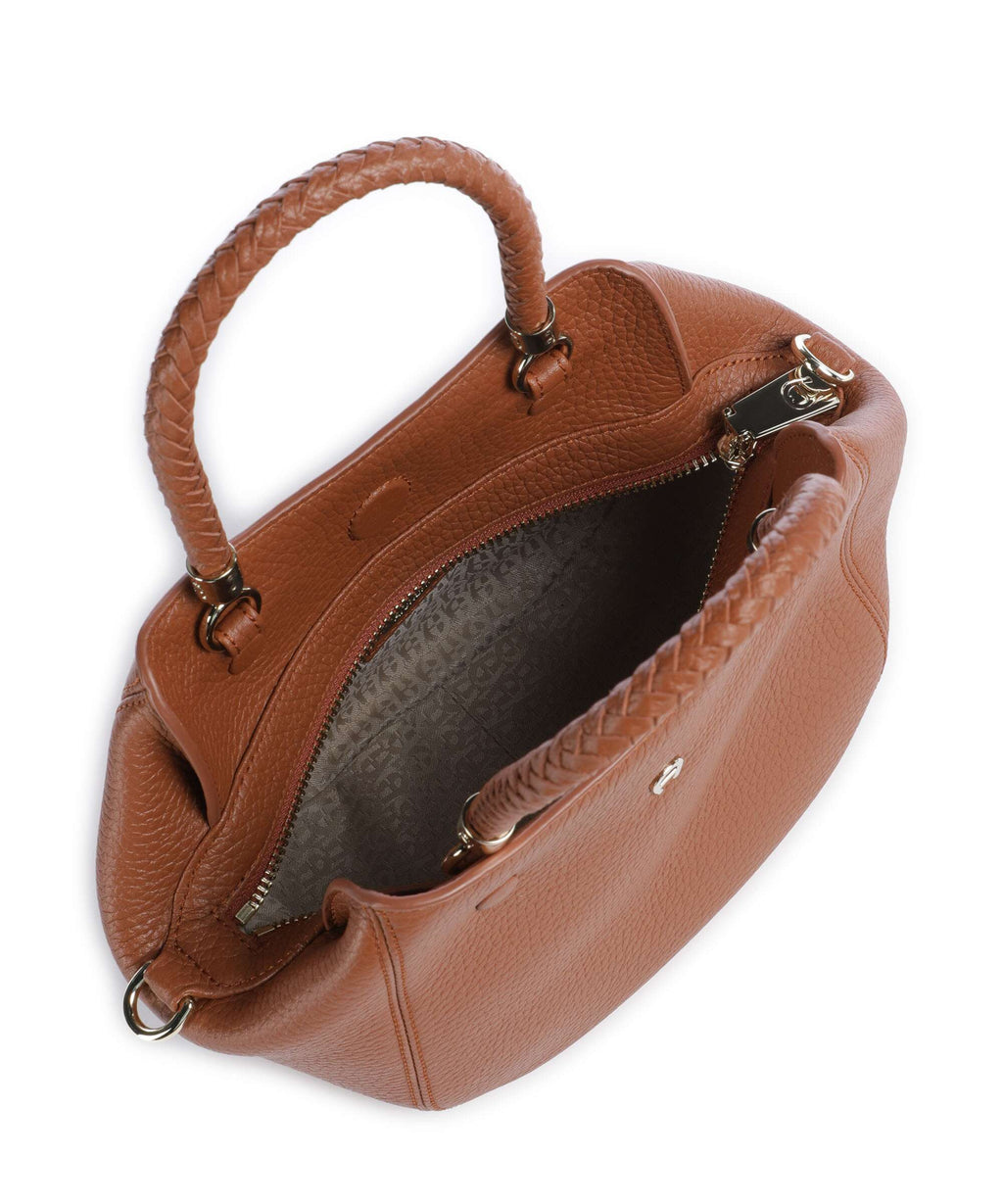 Aigner Carré Soft S Handbag cognac brown