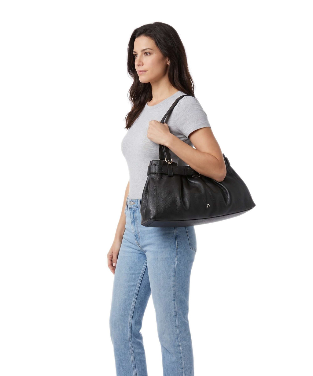 Aigner Lavinia M Hobo bag black